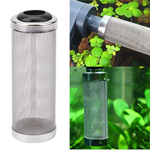 Shrimp Filter Guard - Aquarium Mesh Net Filter Guard Stainless Steel Fish Tank Filter Inlet Inflow Basket Mesh Protective Net for Protecting Fish Shrimp Inhalation (16mm)