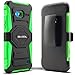 Lumia 640 Case, Evocel [New Generation Series] Belt Clip Holster, Kickstand, & Dual Layer for Microsoft Lumia 640, Green (EVO-NK640-XX12)