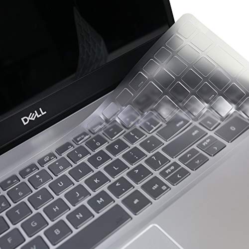 JRC Keyboard Skins,Premium Ultra Thin TPU Clear Keyboard Cover for 15.6" Dell Inspiron 15 5000 5584, Inspiron 15 7000 7590 7591 Laptop, US Layout Only