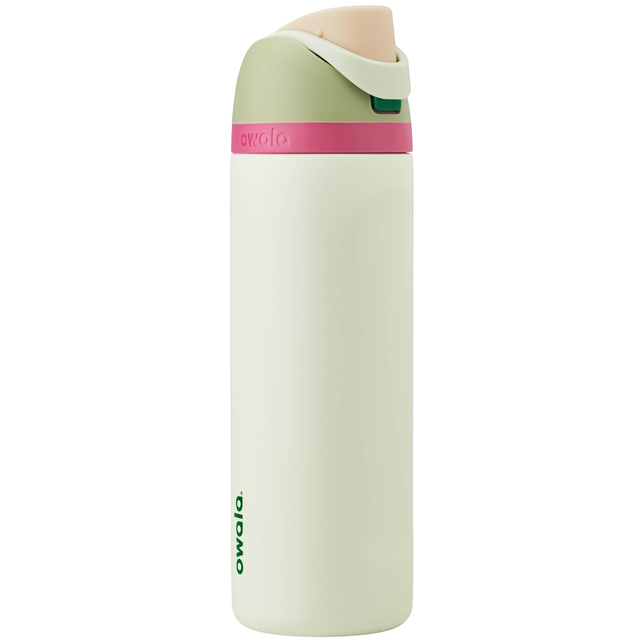 Photo 1 of Owala FreeSip Insulated Stainless Steel Water Bottle with Straw for Sports and Travel, BPA-Free Sports Water Bottle, 24 oz, Green/Mint, Alpine Sport