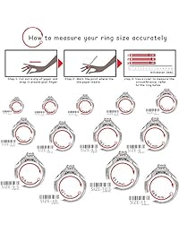 Set de anillos de boda, 1.90 ct, tipo halo, circonita cúbica AAA, acero inoxidable, Infinity, Talla 5 a 10 SPJ