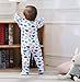 Marquebaby Baby Boys' Footed Pajama - 100% Cotton Zip Front Sleep and Play Sleeper - by