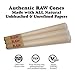 54 RAW Organic 1 1/4 Cones - W Gallery Scoop Sticker - Discreet Box - Pure Hemp 1.25 84mm Pre-Rolled Cones - 26mm Filter Tips - Natural Unbleached Unrefined Rolling Papers - 50 + Bonus Pack