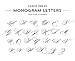 ELEGANT MONOGRAM NOTEPAD - Personalized Script Stationery/Stationary 5x7 or 8x10 Note Pad