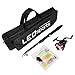 BlueStraw Fishing Tackle Set with 1.6m Telescopic Fishing Rod Spinning Fishing Reel Fishing Baits Hooks Fishing Bag Kit Seawater Freshwater Suits Professional Travel Fishing Pole Rod Set