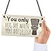 RED OCEAN Funny Toilet Bathroom Sign For Door Hanging Plaque For House Friendship Vintage Wall Gift