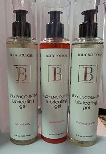 Body Boudoir Sexy Encounters Lubricating Gel- Strawberry - 8 OZ Limited Edition