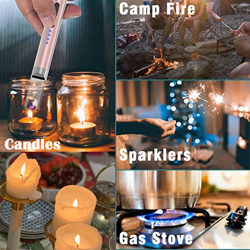 Electric Lighter Candle Rechargeable Plasma Lighters Long Reach Stick