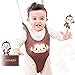 Zicac Toddler Cute Animals Ultra Comfy Mesh Safety Harness Leash Adjustable Baby Walker Strap Belt (Coffee)