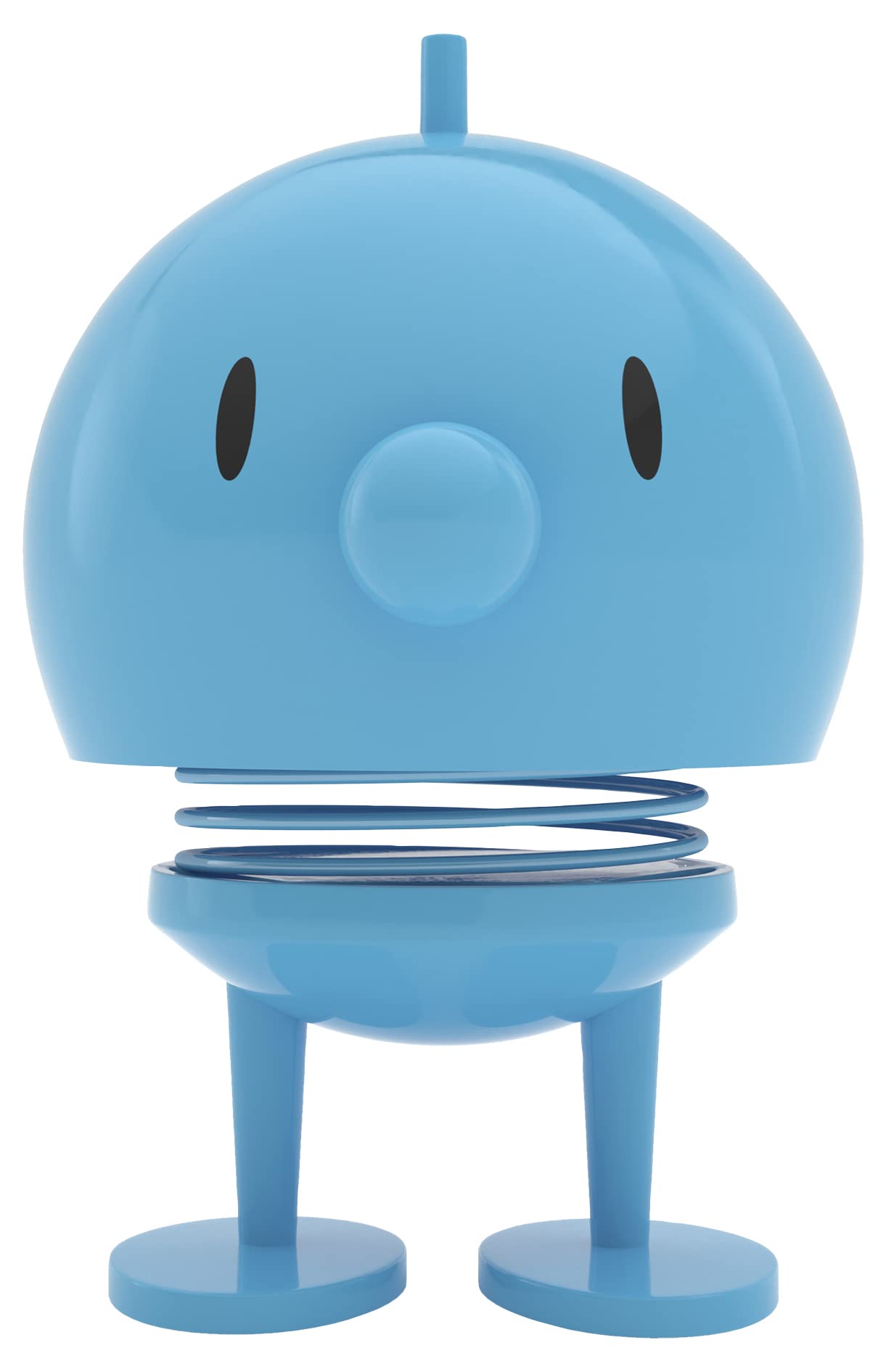 Hoptimist Bumble Wobbly Figure Decoration – Scandinavian Desk and Office Gadget – Fun Collectible Gift for Men and Women – Danish Design – ABS Plastic – 10.5 x 8.5 cm – Medium – Turquoise
