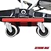 Extreme Max 5800.0228 V-Slides Snowmobile Dolly System - Steel, Red