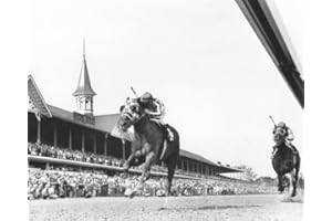 SPORTSPHOTOSUSA Secretariat 1973 Triple Crown Champion Horse Race Winner Ron Turcotte 8x10 Photo