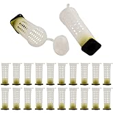 Lucky Farm Bee Queen Cage Rearing Cup 20 Sets Beekeeping Equipment Insects Tools