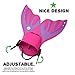 Tendol Mermaid Swimming Fin, Pink/Purple