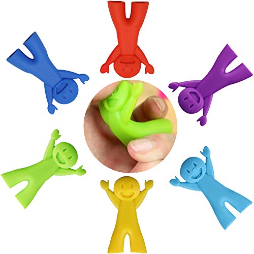 6 Pairs of Easy-to-Use Training Chopsticks with Helpers, SourceTon's Training Chopstick for Right or Left-Handed Kids Teens Adults Beginners.- Smile