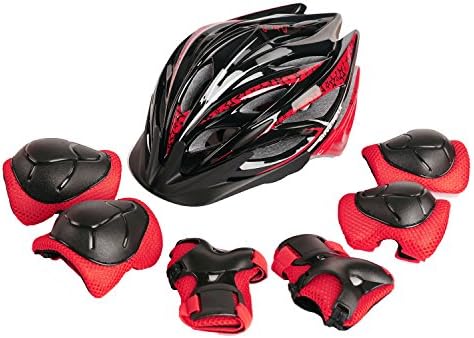 aomigell Kids Helmet for 3-8 Years Toddler Boys Girls Protective Gear Set Knee Elbow Pads Wrist Guards for Bicycle Skateboard Scooter Skating