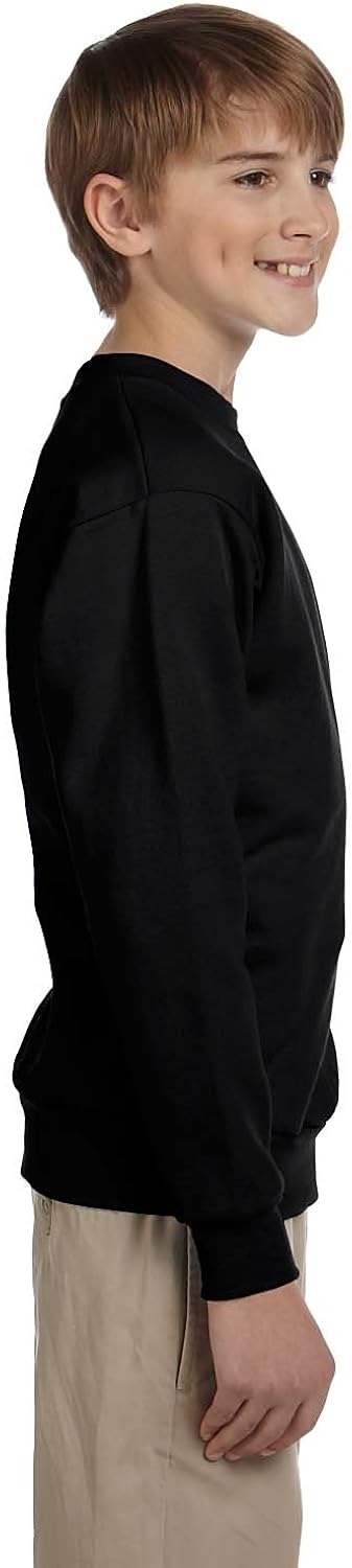 Hanes Boys ComfortBlend EcoSmart Crewneck Sweatshirt: Clothing