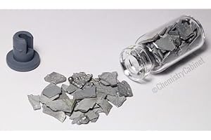 CHEMISTRY CABINET Chromium Metal 99.95% Pure Element 24 Cr Chemistry Sample - Science Experiment - Chemistry kit - Periodic Table, Element Collection, Transition Metals