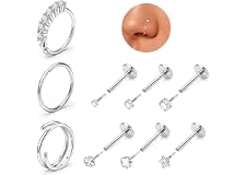 Nose Rings Women Silver Hypoallergenic