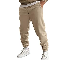 LCMTWX Sweatpants for Men Open Bottom Mens Ny