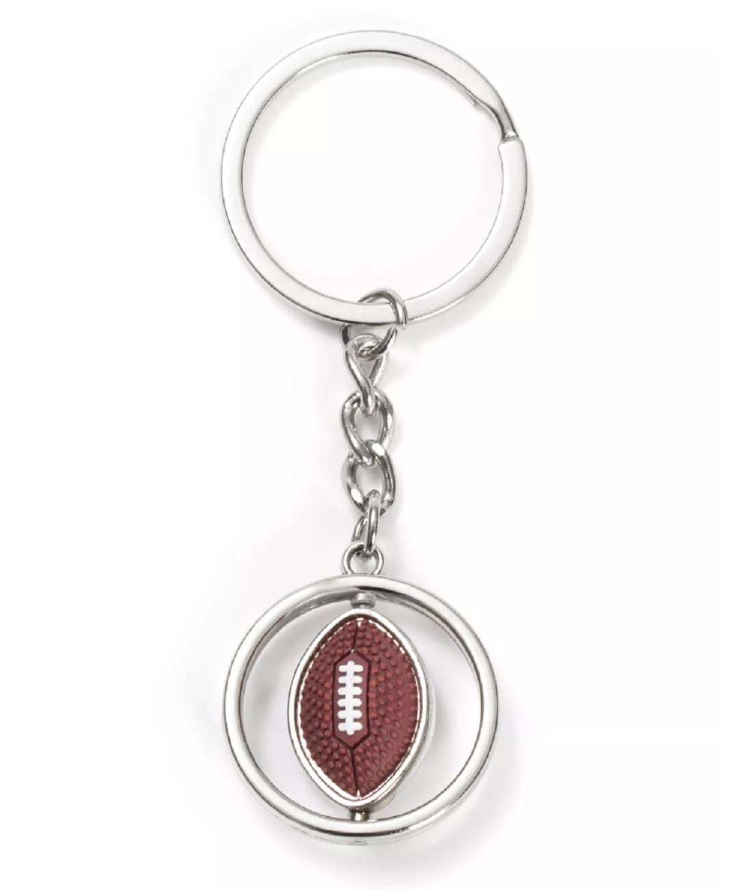 Sportigo® Rotating American Football Keyring in 3D Design/Football Player Fan Ball Gift Idea keychain