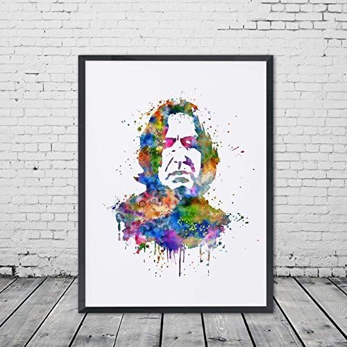 Harry Potter Wall Art Wall Hanging Gift Severus Snape Art Print Watercolor Poster Movie Painting No Framed AP215