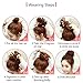 Hair Bun Extensions Scrunchies Hair Pieces for Women Messy Hair Donut Updo Ponytail