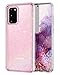 Lamcase for Galaxy S20 Case Crystal Clear Bling Sparkly Glitter Shiny Soft Flexible TPU Slim Fit Hybrid Drop Protection Rugged Shockproof Case Cover for Samsung Galaxy S20 6.2 2020, Clear Glitter