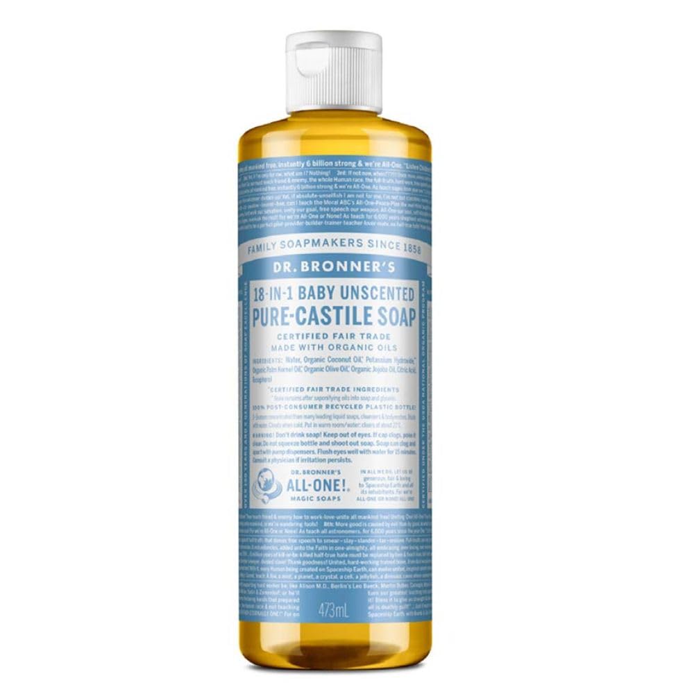 DR BRONNERS Organic Baby Pure Castille Liquid Soap 473ml (PACK OF 1)