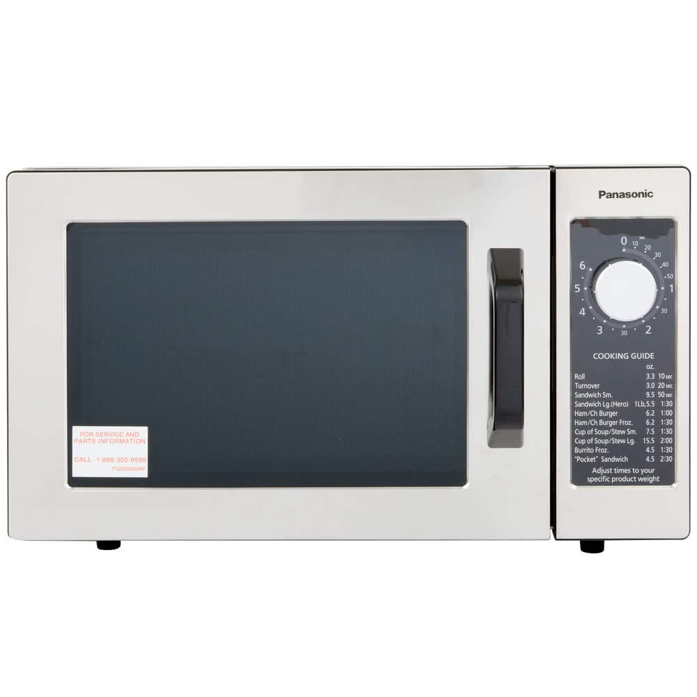 Amazon.com: Panasonic NE-1025F Commercial Silver 1000 Watt Commercial  Microwave Oven: