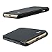 JISONCASE iPhone 7 Case, iPhone 8 Premium Leather Handmade Full Protective Case Folio Flip Cover Magnetic Closure Design for Apple iPhone 7/8 Black