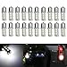 XT AUTO DC12V 1156 7506 1003 1141 LED SMD 18 LED Bulbs Interior RV Camper White 20-pack