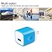 Wall Charger Plug Box, CIQILY 5-Pack 1Amp Universal Home Travel USB Charger Brick Power Adapter Charging Cube Plug for iPhone X 8/7/6 Plus SE/5S, Samsung Galaxy S8 Plus/S7/S6/S5 Edge, Android Phone