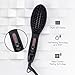 Fast and Safe Hair Straightening Brush electric hot Straightener comb for straight and styling with Heat Resistant Glove