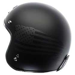 TORC T50 Route 66 3/4 Helmet with 'Black