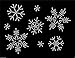 Christmas Snowflake Crystal Christmas Festive Iron on Motif hotfix Applique