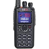 BTECH DMR-6X2 (DMR and Analog) 7-Watt Dual Band Two-Way Radio (136-174MHz VHF & 400-480MHz UHF), with GPS and Recording, Incl