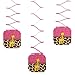 Big Dot of Happiness Giraffe Girl - Baby Shower or Birthday Party Hanging Decorations - 6 Count