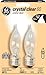 GE 48401-12 60-Watt Crystal Clear Bent Tip CA9, 12-Pack