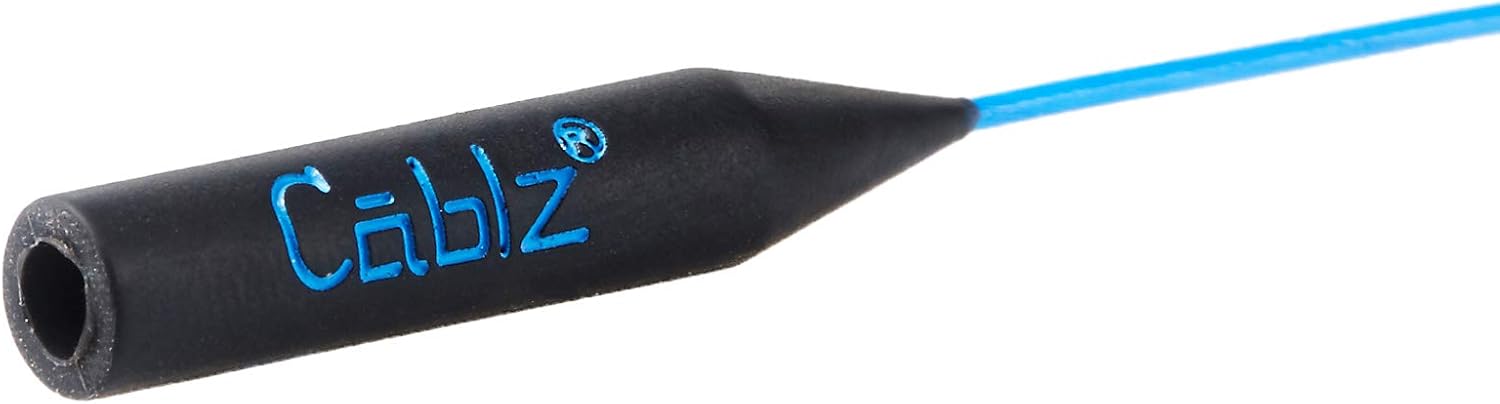 Cablz Monoz Zipz Classic Stainless Steel Cable, Blue, 14": Clothing