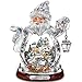 The Bradford Exchange Thomas Kinkade Santa Claus Tabletop Crystal Figurine: Santa Claus is On His Way