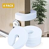 Finger Pinch Guard - 4pk. Baby Proofing Doors Made Easy with Soft Yet Durable Foam Door Stopper. Prevents Finger Pinch Injuries, Slamming Doors, and Child or Pet from Getting Locked in Room
