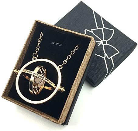 Harry Potter Hermione 18k Gold TIME TURNER NECKLACE in Box