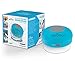 Abco Tech Water Resistant Wireless Bluetooth Shower Speaker with Suction Cup and Hands-Free Speakerphone, Aqua