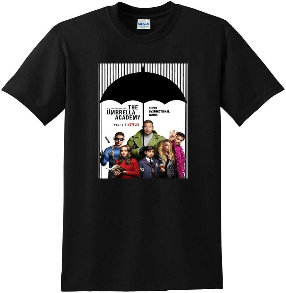 BLGR Short Sleeve The Umbrella Academy TShirt TV Show Season 1 2 Top