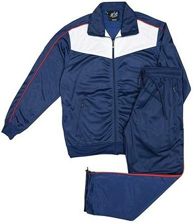 track pants and jacket