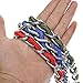 SENYEPETS Dog leash chain - Anti Bite Training Chain Rope Leads for Big Dogs Black L