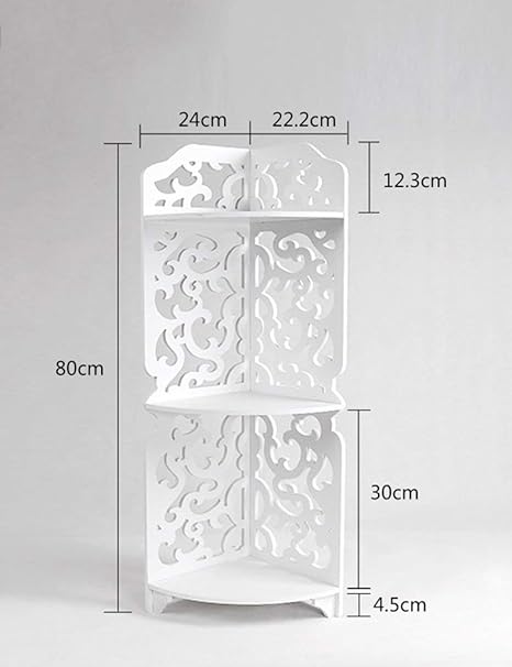 Amazon Zpp 家庭用バスルーム棚 タオル棚 シャワーシェルフトイレ棚フロアタイプバスルーム用品棚リビングルームコーナーコーナー棚 Diy 工具 ガーデン