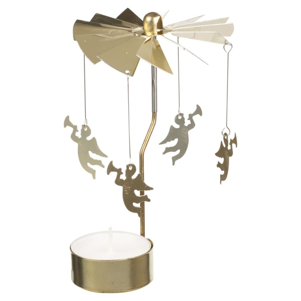 Holiday Gifts For SelfImprovement Christmas Spinning Tealight Holders