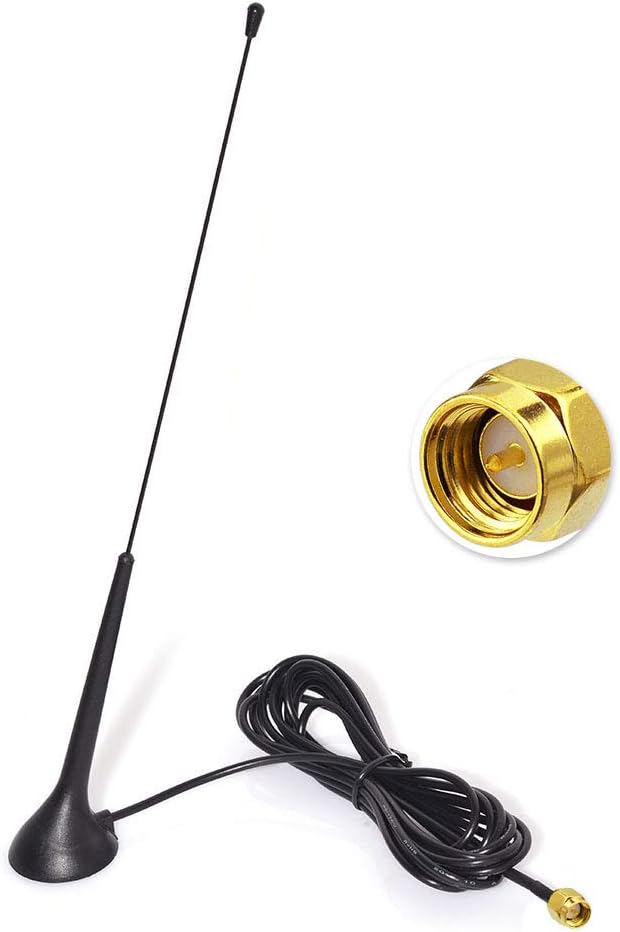 Blaupunkt Beat DAB Car Radio with FM/AM, Magnetic Base, SMA DAB Antenna Extension Cable (300cm)